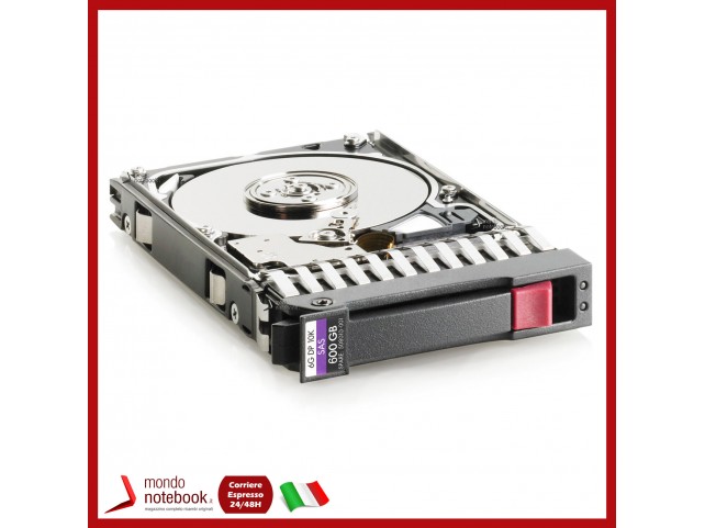 Hewlett Packard Enterprise 600GB hot-plug dual-port SAS hard drive - 10,000 RPM, 6Gb/sec transfer ra