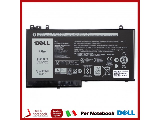 Batteria Originale DELL Latitude E5450 E5550 E5250 VVXTW 0VVXTW