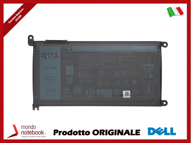 Batteria Originale DELL Inspiron 15 5565 5567 5568 5570 5575 5578 5579 5580 WDX0R