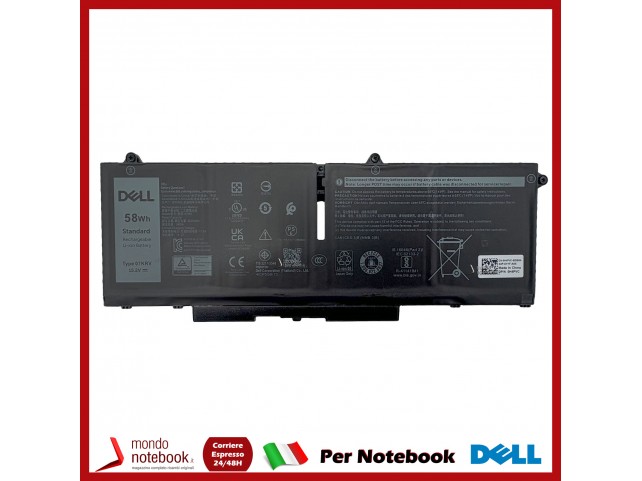 Batteria Originale DELL Latitude 7330 5530 Precision 3570 FK0VR 0FK0VR