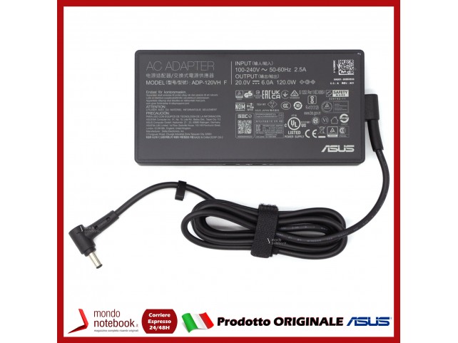 Alimentatore Originale ASUS 120W 20V 6A (4,5mm x 2,5 mm) 0A001-00860100