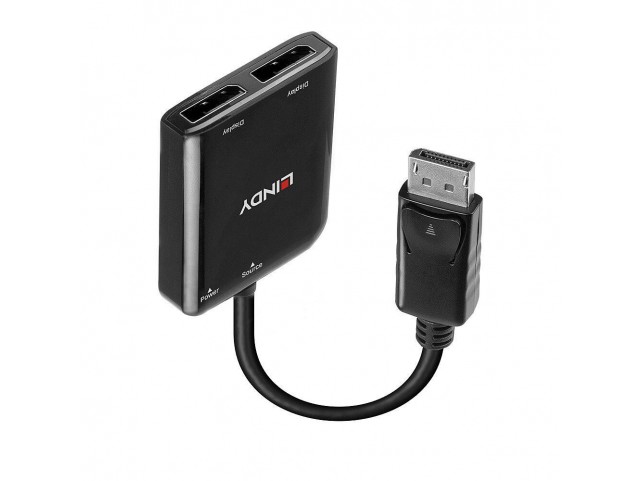 Lindy 38430 2 Port DisplayPort 1.2  splitter