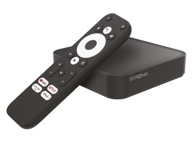Strong LEAP-S3 Smart Tv Box Black 4K Ultra  Hd 16 Gb Wi-Fi Ethernet Lan