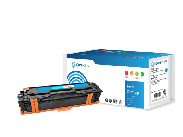 CoreParts QI-HP1012C Toner Cyan CB541A  Pages: 1.400 Nordic Swan