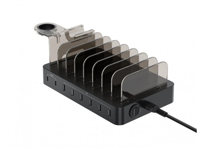 Conceptronic OZUL02B Ozul 8-Port 75W Usb Pd  Charging Station
