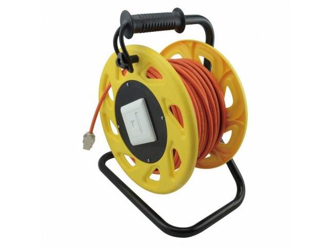 Roline 21.15.0007 Cable Drum S/FTP Cat.6A/Class  EA RJ45 M/F 60m