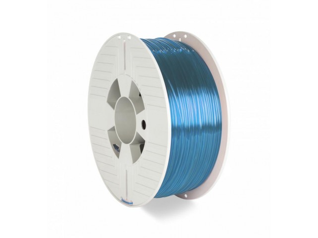 Verbatim 55056 3D PRINTER FILAMENT PET-G  1.75MM 1KG BLUE TRANSPARENT