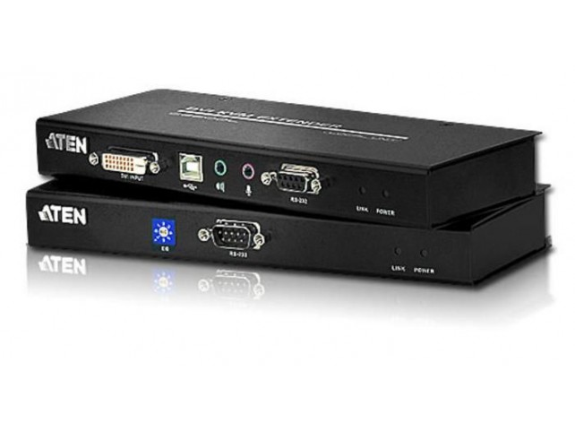 Aten CE600-AT-G DVI KVM Extender Single Link  USB DVI KVM Extender with