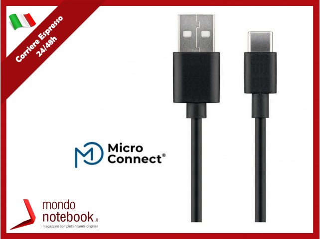 Cavo Dati USB A MALE USB C MALE MicroConnect (2mt)