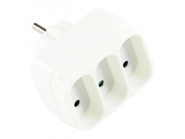 LOGON PROFESSIONAL LPS140 DOMINO 3x6A PP WITH CHILD  PROTECTION