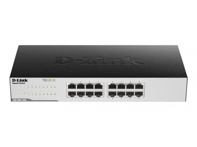 D-Link GO-SW-16G/E 16-Port GIGABIT EASY DESKTOP  SWITCH