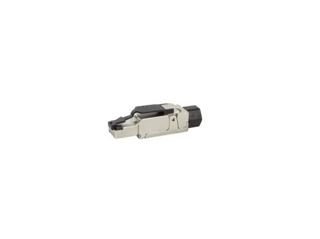 LogiLink MP0040 MP0040 wire connector RJ-45  Black Metallic Cat610GE