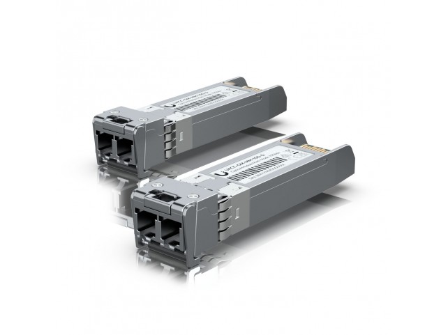 Ubiquiti UACC-OM-MM-10G-D SFP+ transceiver that  supports 10G connections up