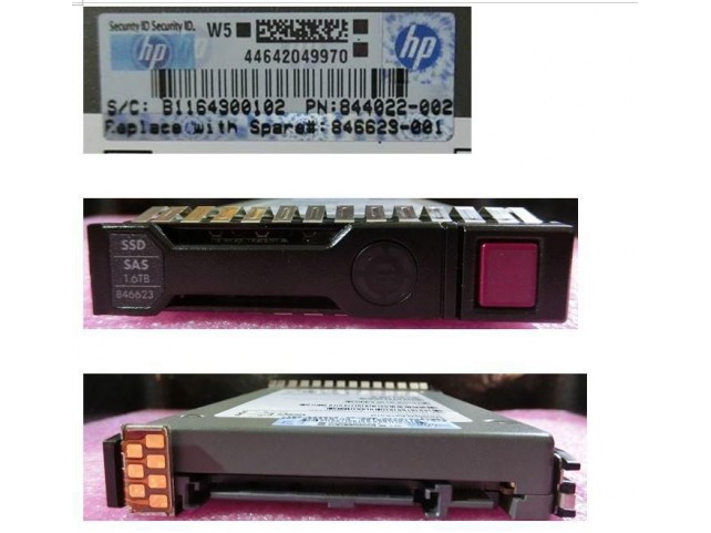 Hewlett Packard Enterprise 846623-001-RFB Hot-plug SSD 1.6TB  