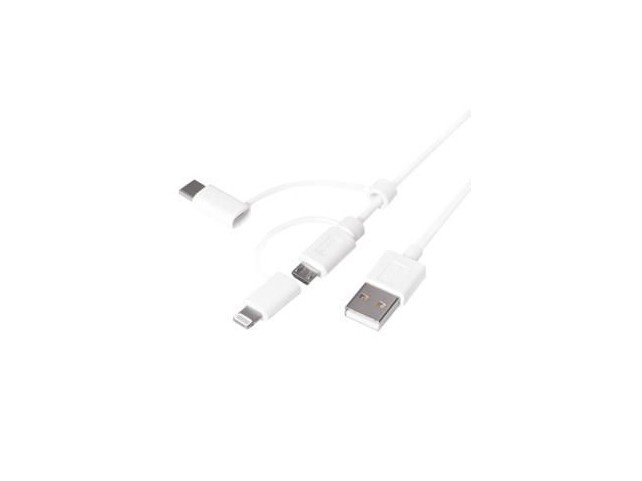 LogiLink CU0126 Usb Cable 1 M Usb A White  