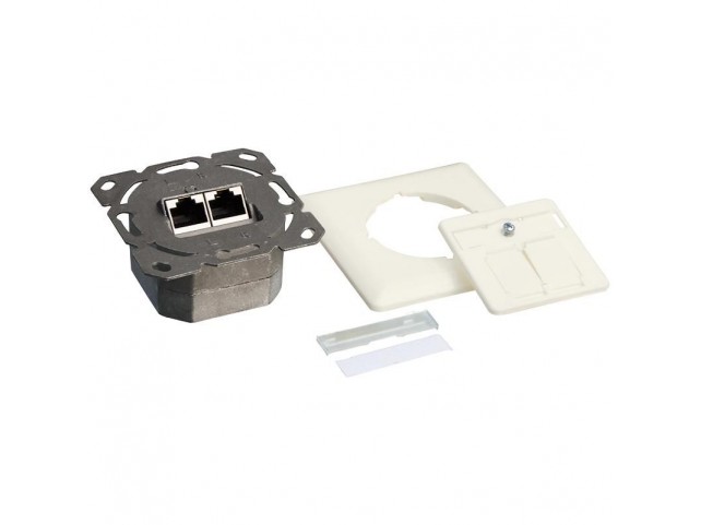 LogiLink NP0023 NP0023 socket-outlet RJ-45  Metallic White