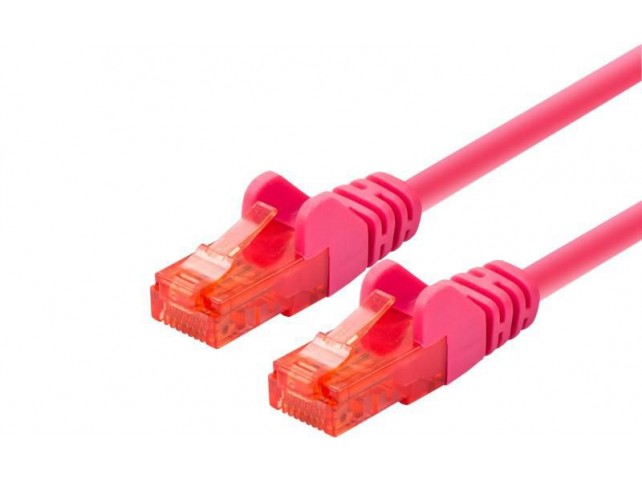 LOGON PROFESSIONAL TCU66U003M PATCH CABLE U/UTP CAT6 - 0.3M  MAGENTA