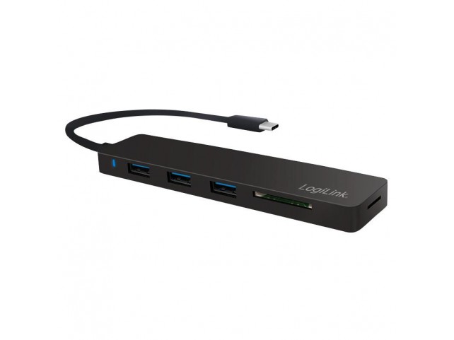 LogiLink UA0312 Interface Hub Usb 3.2 Gen 1  (3.1 Gen 1) Type-C 5000