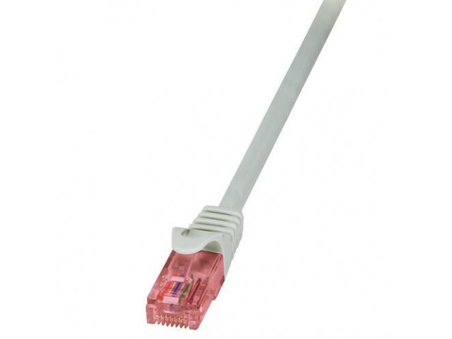LogiLink CQ2072U 5m Cat.6 U/UTP networking  cable Grey Cat6 U/UTP (UTP)