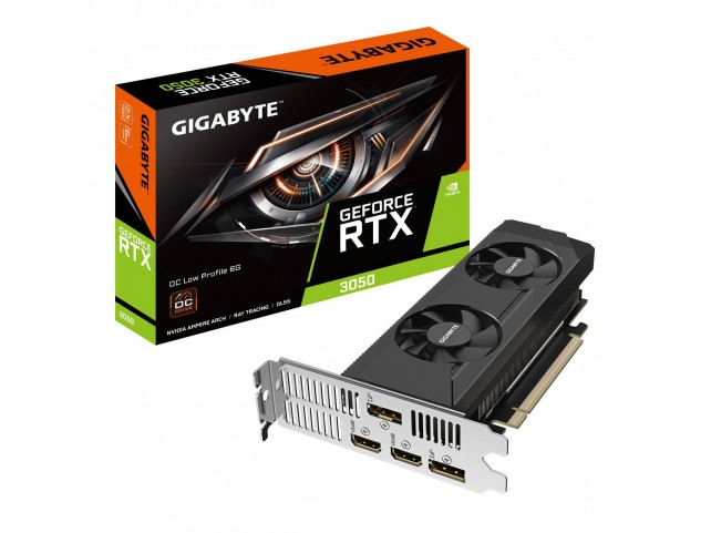 Gigabyte GV-N3050OC-6GL Geforce Rtx 3050 Oc Low  Profile 6G Nvidia 6 Gb Gddr6