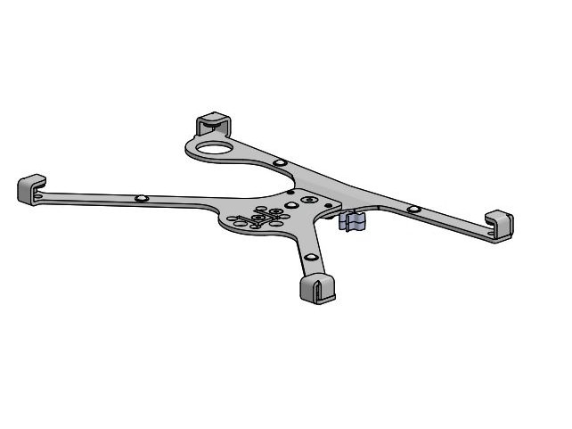 Ergonomic Solutions X-Frame - Samsung Tab A8 X200  10.5" (2021) - BLACK -