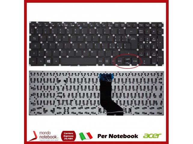 Tastiera Notebook ACER Aspire 3 A315-51 A315-53G - Italiana  LV5T_A80B
