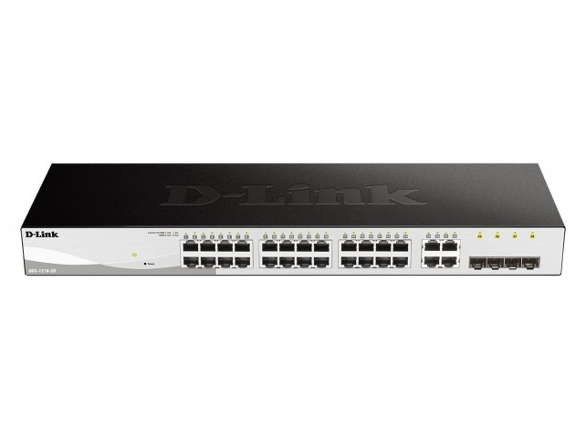 D-Link DGS-1210-28/E 24 10/100/1000 Base-T port  with 4 x 1000Base-T /SFP