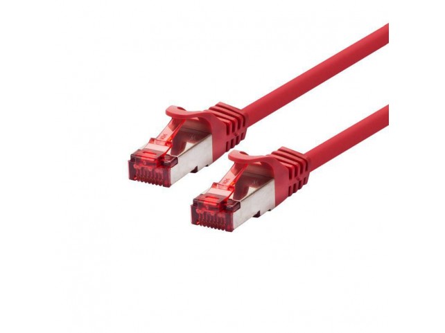 LOGON PROFESSIONAL TCR66SS050R PATCH CABLE S/FTP PIMF 5M -  CAT6 - RED