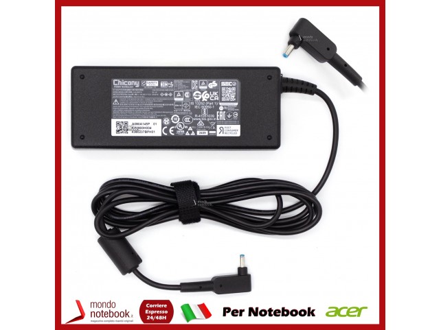 Alimentatore Originale ACER A515-57 90W 19V 4,74A (3mm x 1,1mm)
