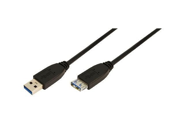 LogiLink CU0042 2m USB A - USB A 3.0 F/M  2m USB A - USB A 3.0 F/M 2