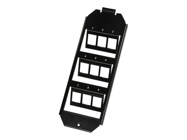 LogiLink NK4061 Wall Plate/Switch Cover Black  