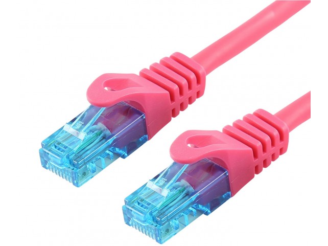 LOGON PROFESSIONAL TCU55U100M PATCH CABLE U/UTP 10M - CAT5E  - MAGENTA