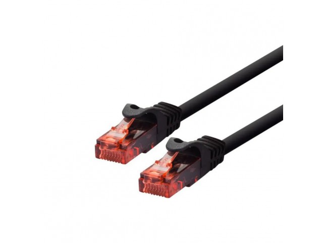 LOGON PROFESSIONAL TCU66U250BL PATCH CABLE U/UTP CAT6 - 25M  BLACK