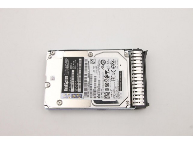 Lenovo 00YK010-RFB Hard drive - 300 GB -  hot-swap 2.5 SAS 12Gb/s