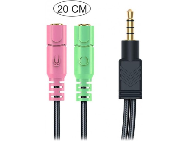 EasyULT Splitter Microfono e Cuffia a singolo jack