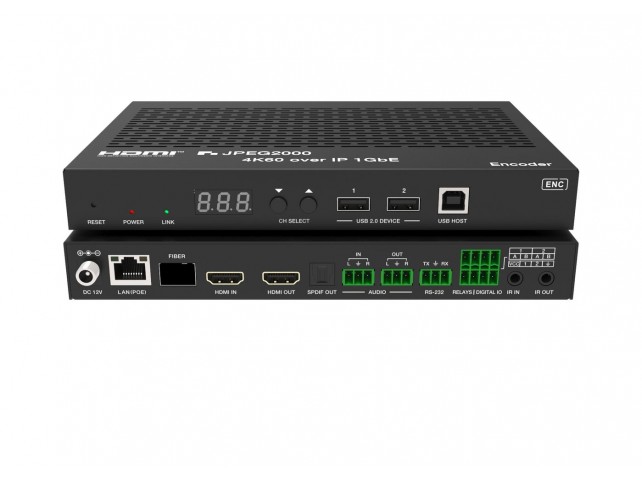 Vivolink VLVWIP2000-ENC AV over IP 4K60Hz JPEG2000  Videowall / Matrix - Encoder