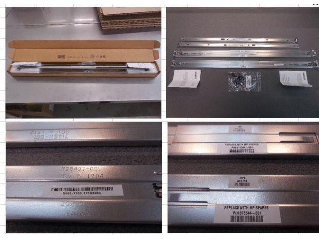 Hewlett Packard Enterprise 875544-001-RFB SPS-KIT RK MNTG 1U EASY  x x Refurbished x x