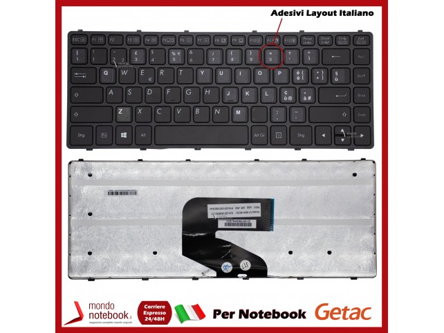 Tastiera Notebook Getac S410 (CON ADESIVI LAYOUT ITA)
