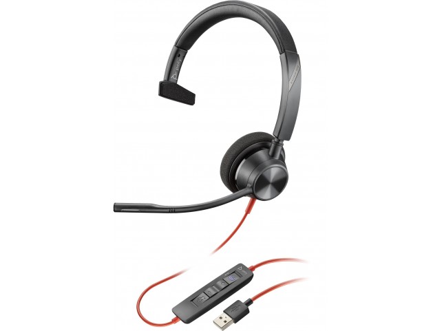 Poly 214011-101 Blackwire 3310 Microsoft  Teams Certified USB-C Headset