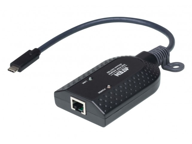 Aten KA7183-AX USB-C KVM Adapter with  Virtual Media and CAC reader