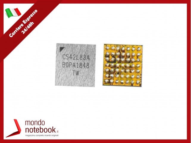 2 PZ IC AUDIO PRINCIPALE CS42L83A PER IPAD 6A 2018 / 7A 2019 / 8A 2020  MacBook A1708