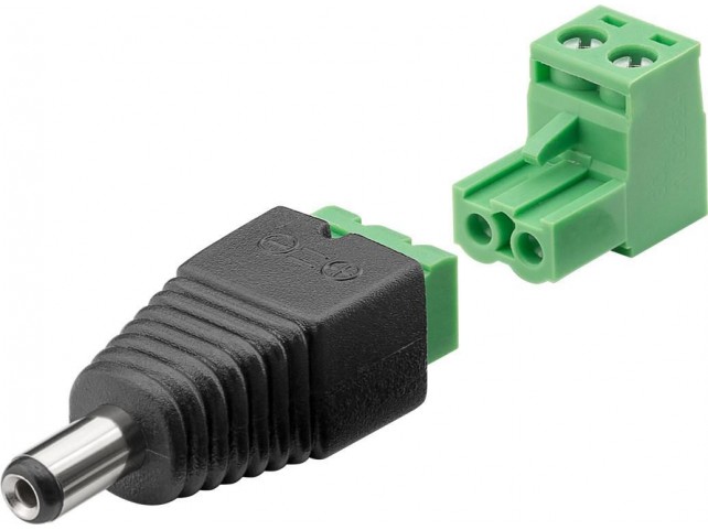 Goobay 76744 DC PLUG MALE TO REMOVABLE  TERMINAL BLOCK