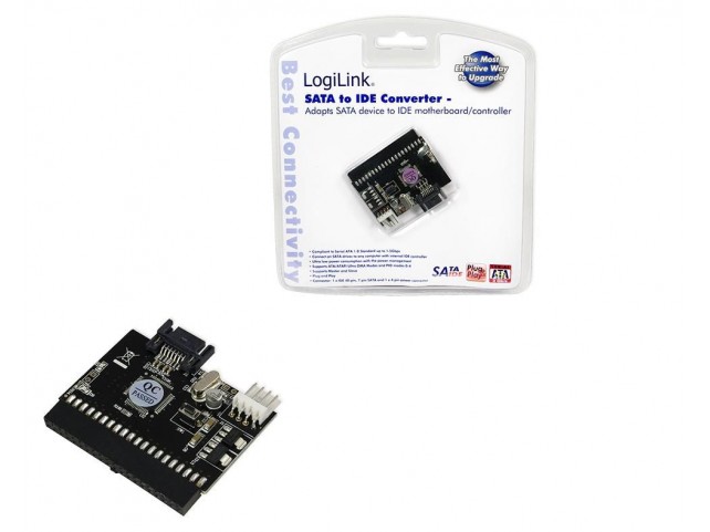 LogiLink AD0008 SATA IDE + IDE SATA 0.35m  Adapter S-ATA to Adapter