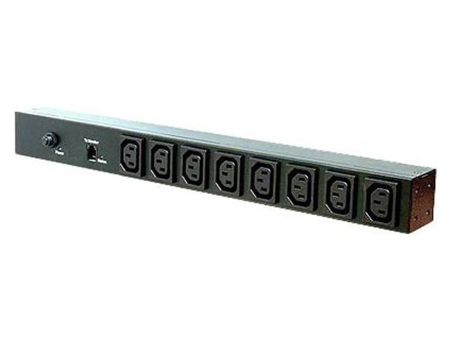 Noname B1H-1623K-08N1 8 PORTS RACK PDU 1U 16A 230V  IEC320 C20 PLUG 8xC14
