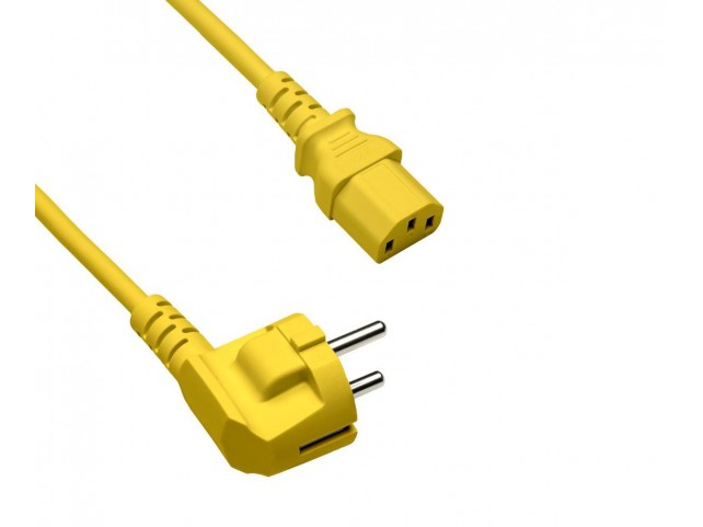 Noname CB-N-GE POWER CABLE 1.8 M -  C13-CEE7/5 - YELLOW
