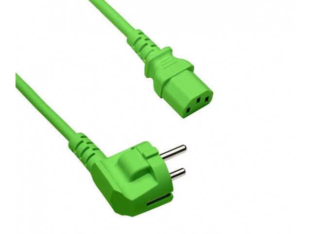 Noname CB-N-GU POWER CABLE 1.8 M -  C13-CEE7/5 - GREEN