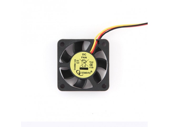 Gembird D40BM-12A Computer Cooling System  Computer Case Fan 4 Cm Black