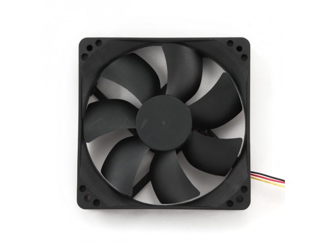 Gembird FANCASE3/BALL Computer Cooling System  Computer Case Fan 12 Cm Black
