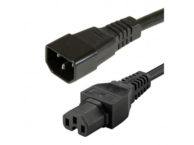 Noname ICOC 03-NCC15-020 POWER CABLE IEC 60320-C14/C15  EXTENSION CABLE 2M