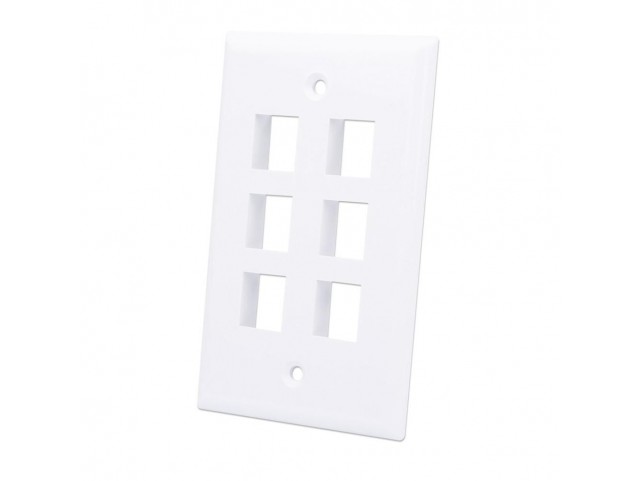 Noname IWP-MD PSTR-6W 6 WAY PANEL FOR KEYSTONE WALL  MOUNT BOX
